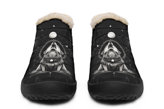 Moonbound Wolf Winter Sneakers