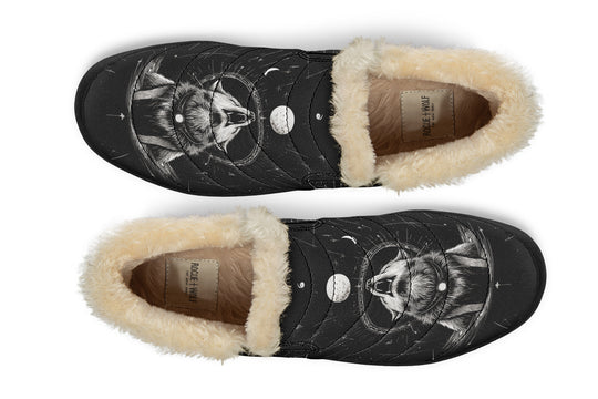 Moonbound Wolf Winter Sneakers