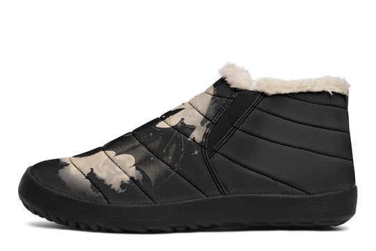 Moonlit Bat Winter Sneakers