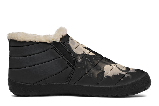 Moonlit Bat Winter Sneakers