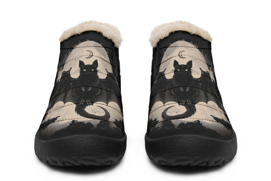 Moonlit Bat Winter Sneakers