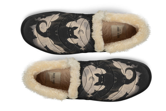 Moonlit Bat Winter Sneakers