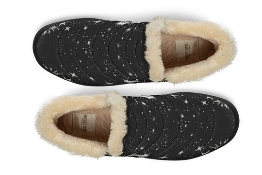 Nightfall Winter Sneakers - Warm & Easy Slip-On Shoes Lined with Vegan Wool with Anti-Slip Soles