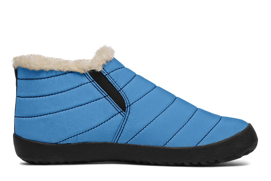 Ocean Wave Winter Sneakers - Warm & Easy Slip-On Shoes Lined with Vegan Wool with Anti-Slip Soles