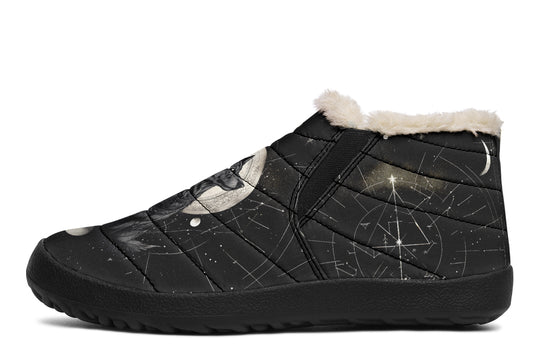Starlit Wolf Winter Sneakers