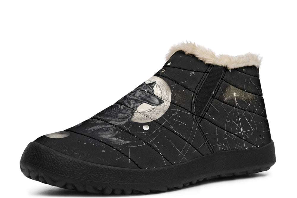 Starlit Wolf Winter Sneakers