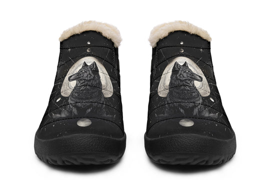 Starlit Wolf Winter Sneakers