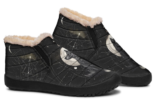 Starlit Wolf Winter Sneakers