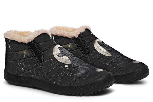 Starlit Wolf Winter Sneakers