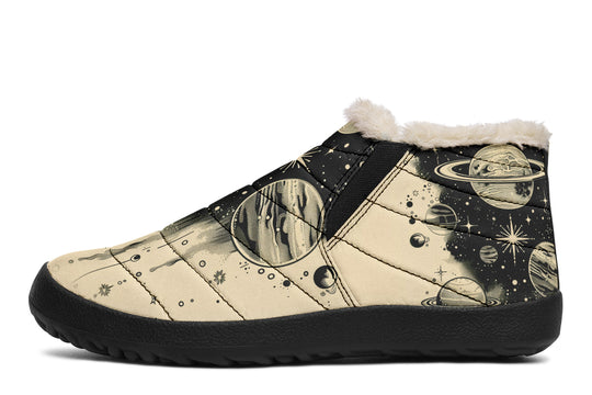 Starwalker Winter Sneakers - Warm & Easy Slip-On Shoes Lined with Vegan Wool with Anti-Slip Soles