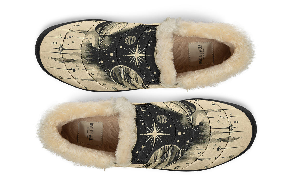 Starwalker Winter Sneakers - Warm & Easy Slip-On Shoes Lined with Vegan Wool with Anti-Slip Soles