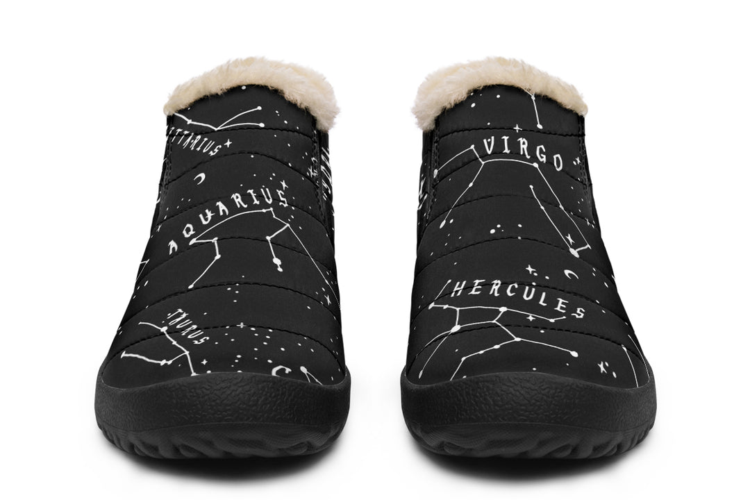 Stellar Winter Sneakers - Warm & Easy Slip-On Shoes Lined with Vegan Wool with Anti-Slip Soles