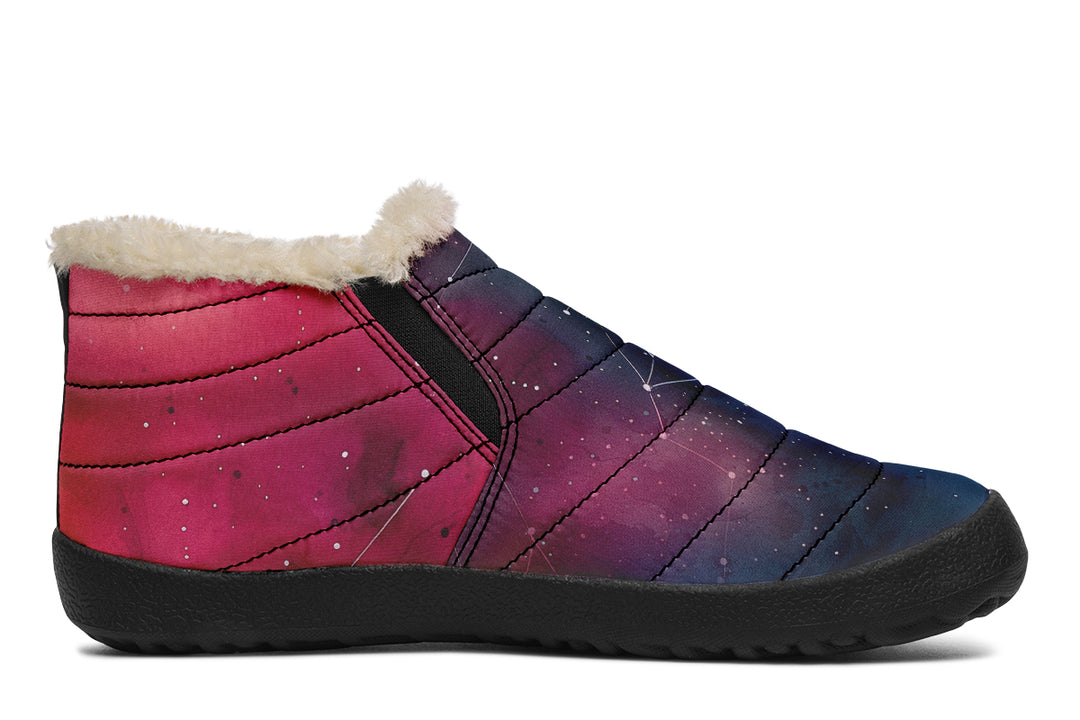 Twilight Winter Sneakers - Warm & Easy Slip-On Shoes Lined with Vegan Wool with Anti-Slip Soles