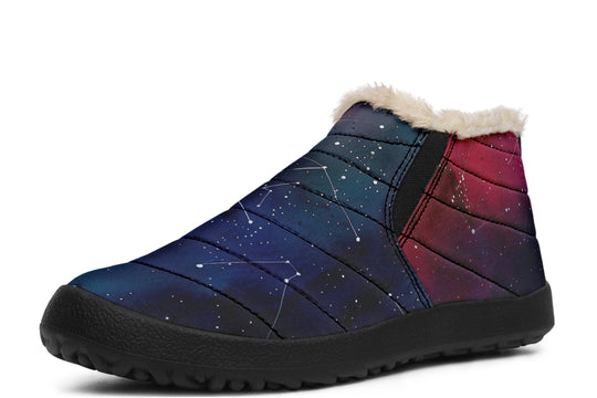 Twilight Winter Sneakers - Warm & Easy Slip-On Shoes Lined with Vegan Wool with Anti-Slip Soles