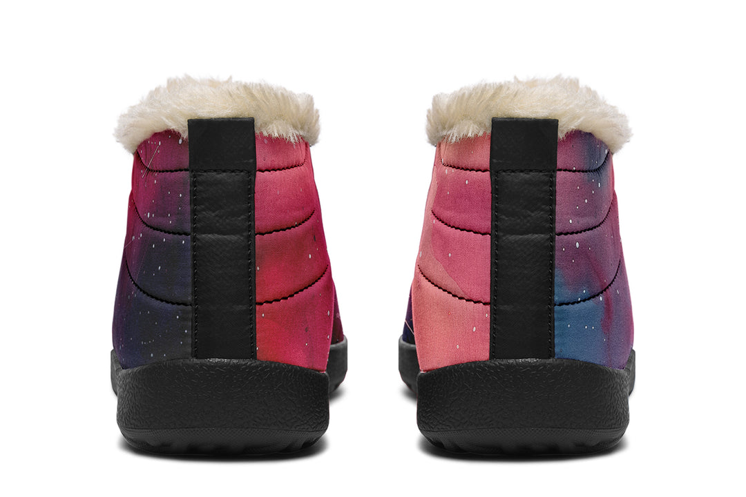 Twilight Winter Sneakers - Warm & Easy Slip-On Shoes Lined with Vegan Wool with Anti-Slip Soles