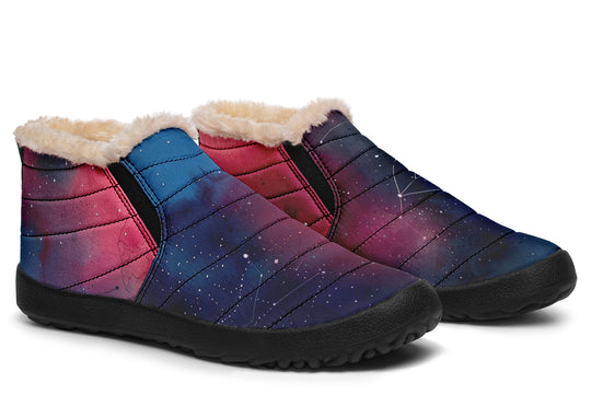 Twilight Winter Sneakers - Warm & Easy Slip-On Shoes Lined with Vegan Wool with Anti-Slip Soles