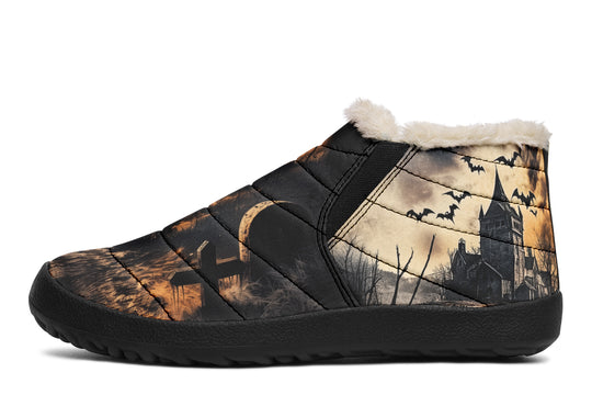 Vlad’s Castle Winter Sneakers - Warm & Easy Slip-On Shoes Lined with Vegan Wool with Anti-Slip Soles