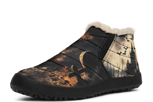 Vlad’s Castle Winter Sneakers - Warm & Easy Slip-On Shoes Lined with Vegan Wool with Anti-Slip Soles