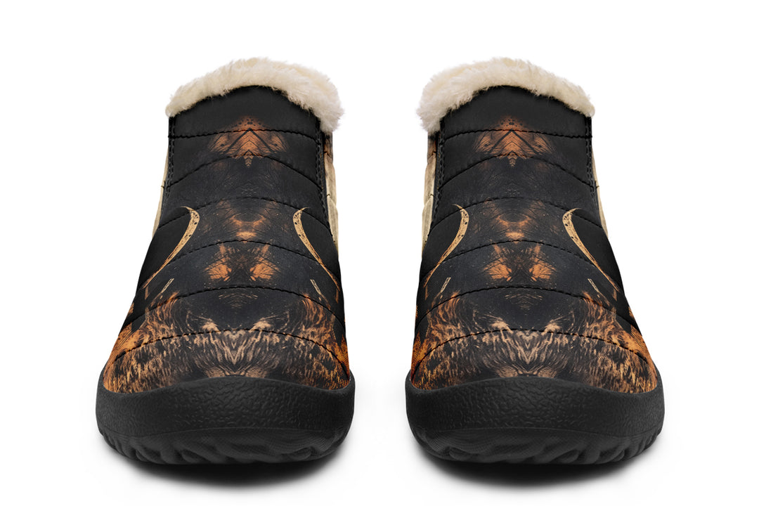 Vlad’s Castle Winter Sneakers - Warm & Easy Slip-On Shoes Lined with Vegan Wool with Anti-Slip Soles