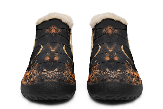 Vlad’s Castle Winter Sneakers - Warm & Easy Slip-On Shoes Lined with Vegan Wool with Anti-Slip Soles