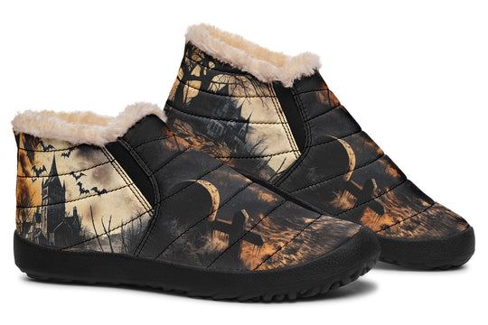 Vlad’s Castle Winter Sneakers - Warm & Easy Slip-On Shoes Lined with Vegan Wool with Anti-Slip Soles