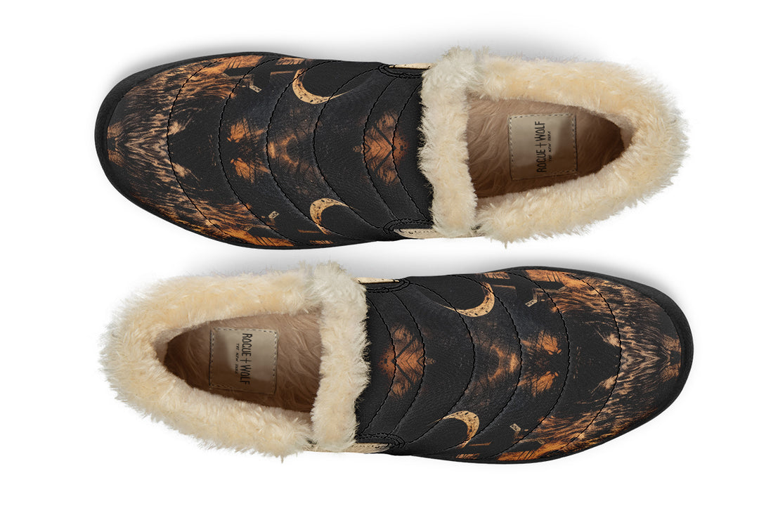 Vlad’s Castle Winter Sneakers - Warm & Easy Slip-On Shoes Lined with Vegan Wool with Anti-Slip Soles