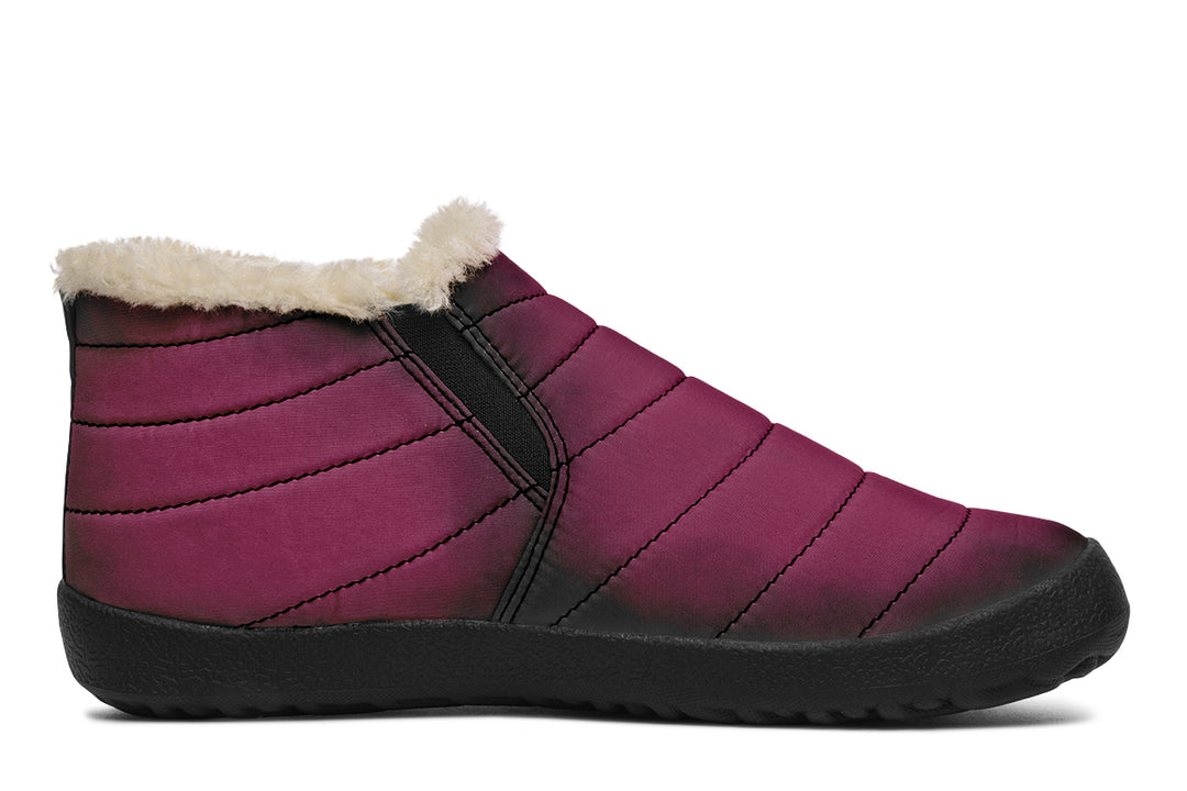 Wicked Berry Winter Sneakers - Warm & Easy Slip-On Shoes Lined with Vegan Wool with Anti-Slip Soles