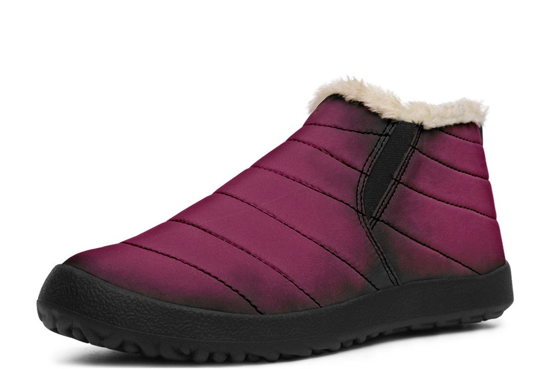 Wicked Berry Winter Sneakers - Warm & Easy Slip-On Shoes Lined with Vegan Wool with Anti-Slip Soles