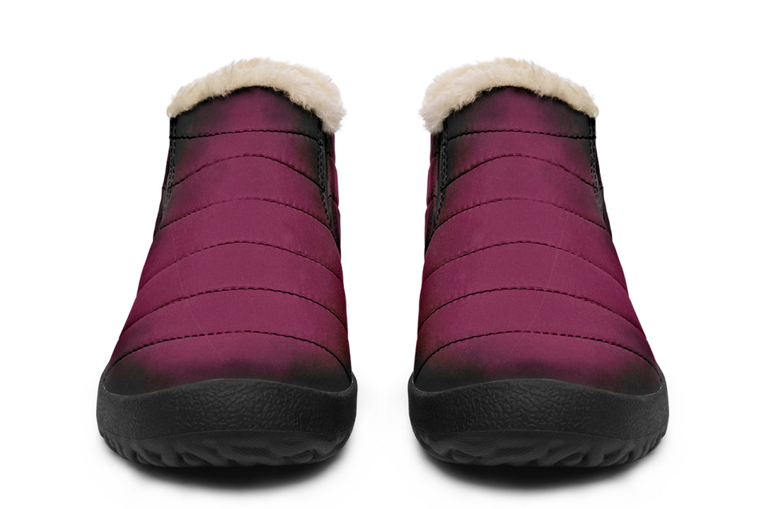 Wicked Berry Winter Sneakers - Warm & Easy Slip-On Shoes Lined with Vegan Wool with Anti-Slip Soles