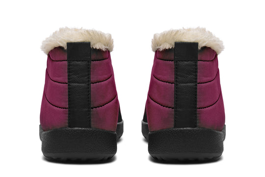 Wicked Berry Winter Sneakers - Warm & Easy Slip-On Shoes Lined with Vegan Wool with Anti-Slip Soles