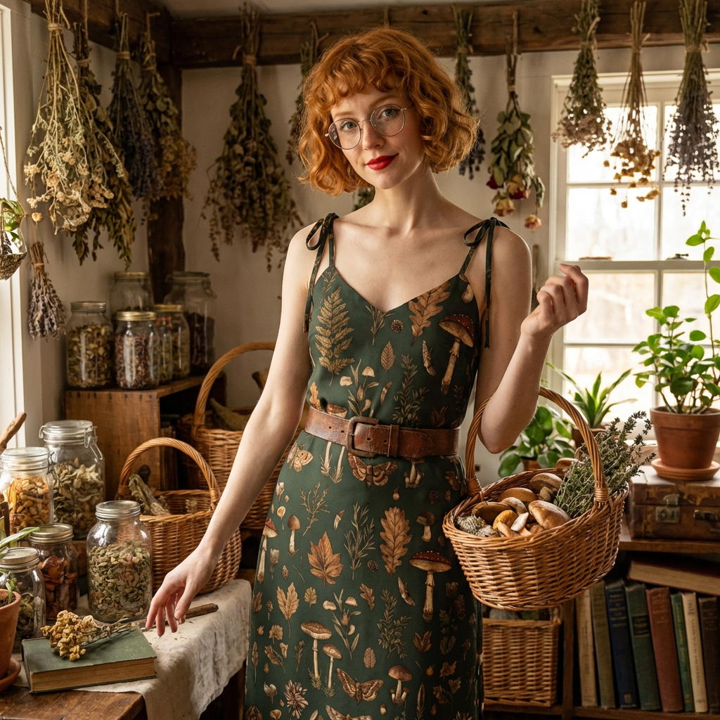 Woodlandcore Slip Dress