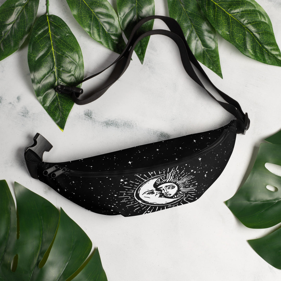 Astral Fanny Pack - Water-Resistant Waist Bag, Gym & Yoga Essentials, Witchy Activewear, Grunge Goth Accessories