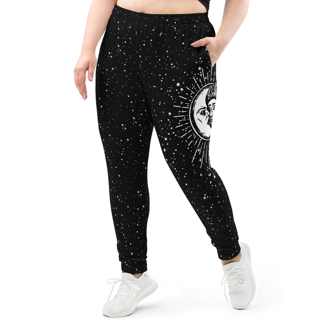 Astral Slim-Fit Joggers - Eco-friendly Recycled Soft Cotton-feel Workout Pants, Tracksuit Trousers for Yoga, Pilates, Gym - Vegan