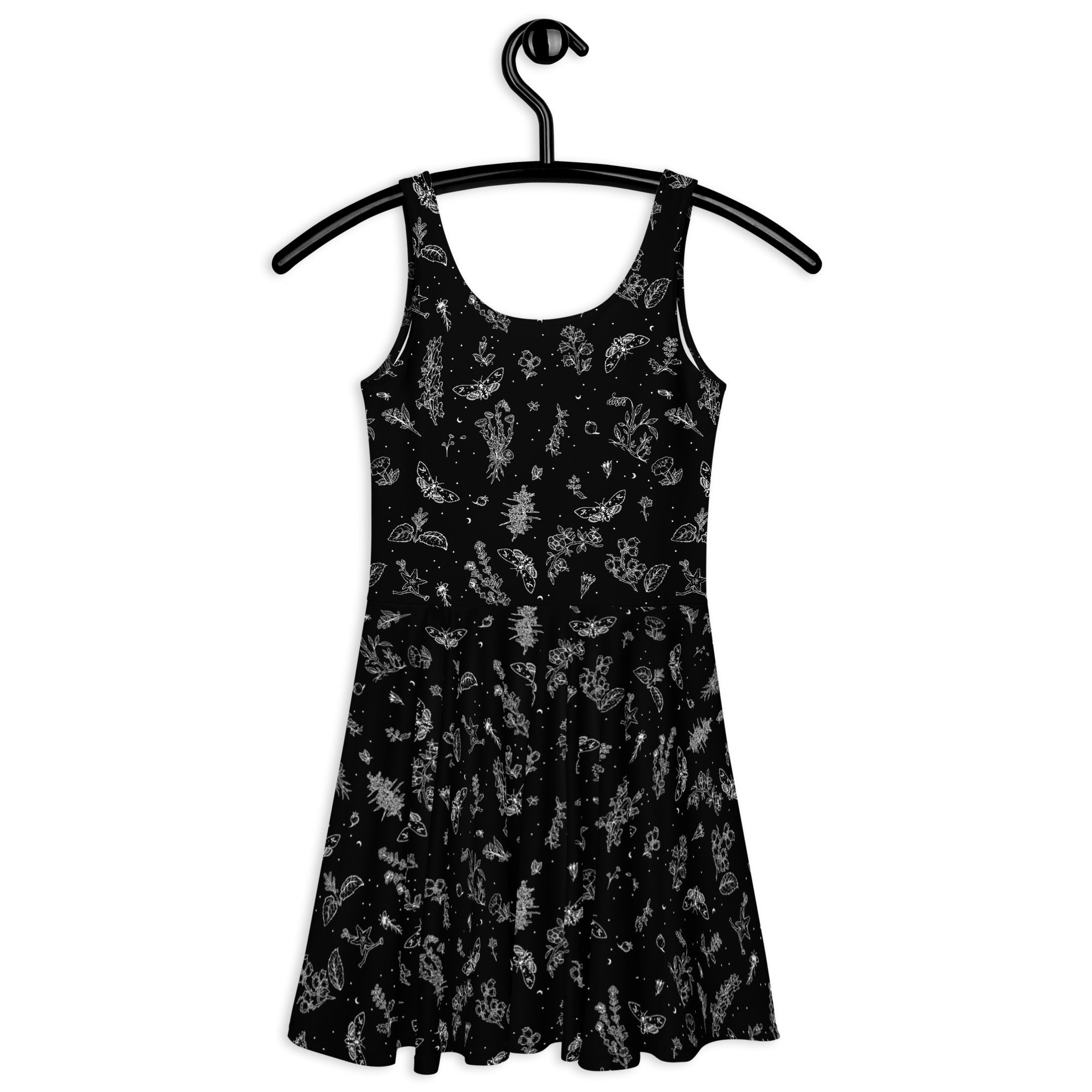 Cute black skater outlet dress