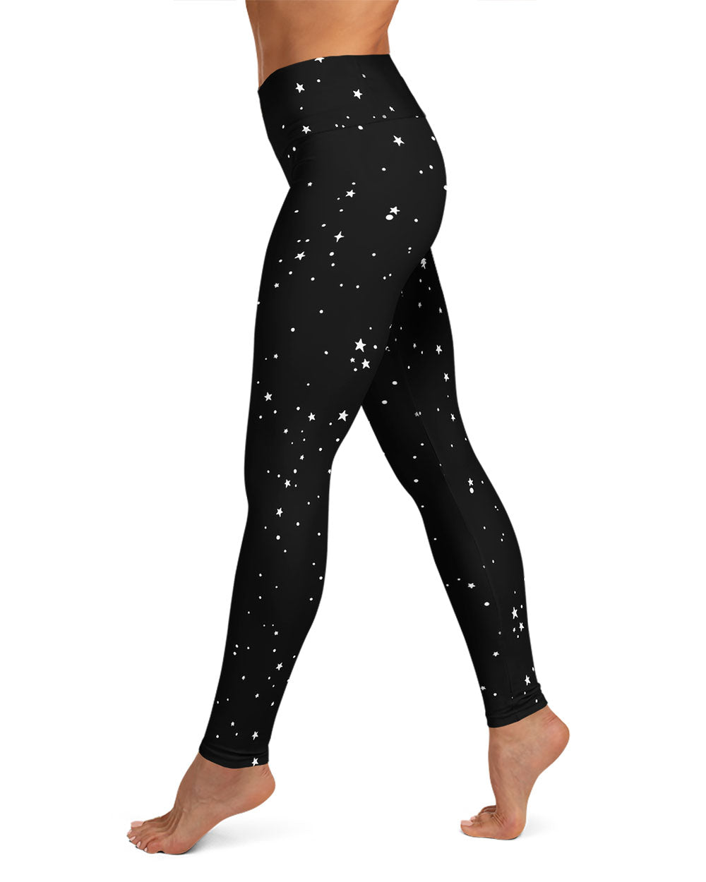 Starry Night Yoga Leggings - Activewear Leisurewear Alt Style Goth Leggings Sportswear Dark Academia Witchy Clothing