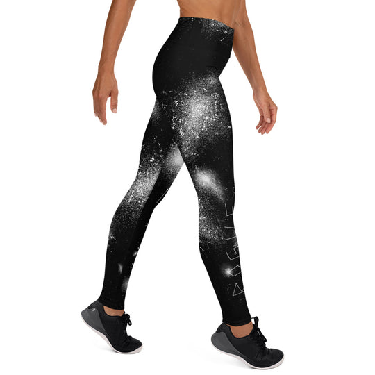 Constellation Yoga Leggings - UPF 50+ Protection, Vegan Yoga Activewear, Occult Witchy Goth Leisurewear