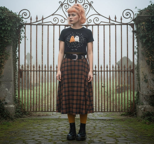Ghost Besties Short Sleeve Crop Top