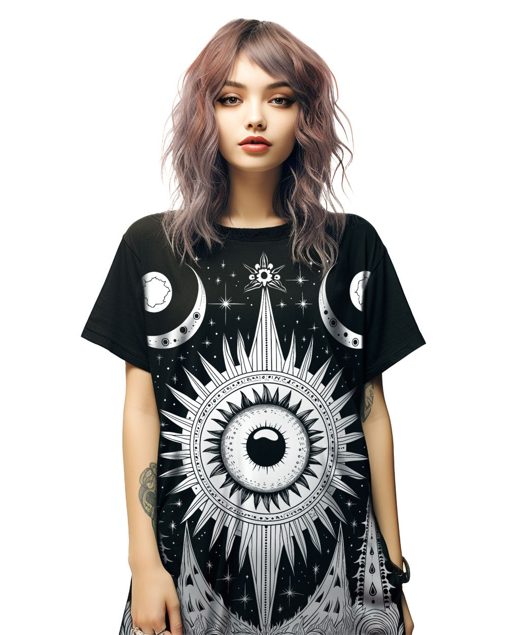Rogue + Wolf Harajuku Goth Clothes Alt Clothing Gothic Tshirt for Women Emo  Halloween Dress Aesthetic