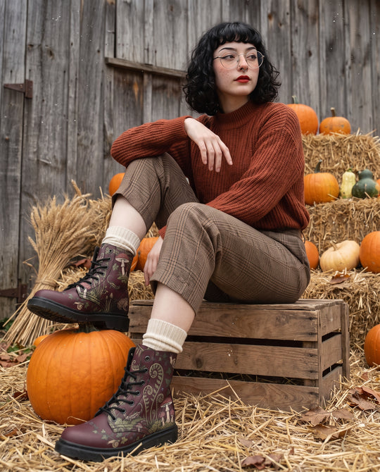 Fern Frenzy Boots at the pumpkin barn