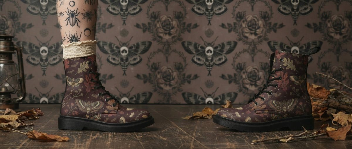 Oak Shadow Boots from Dark Academia Boots