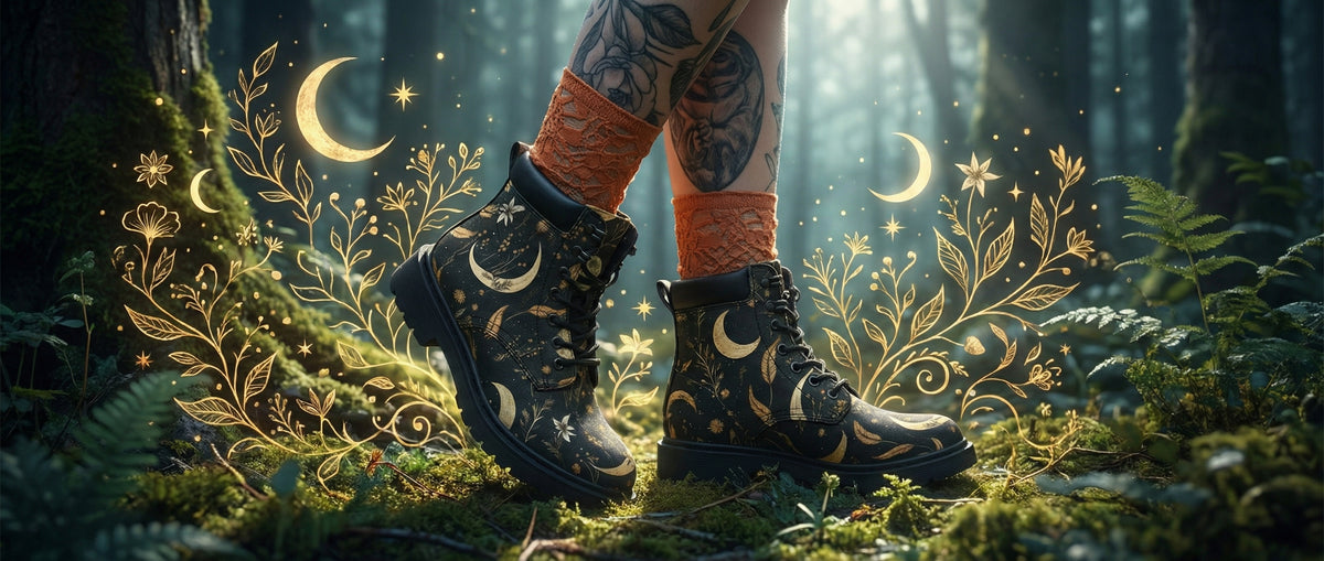 Moonlit Botanica Classic Boots from Botanical Classic Boots
