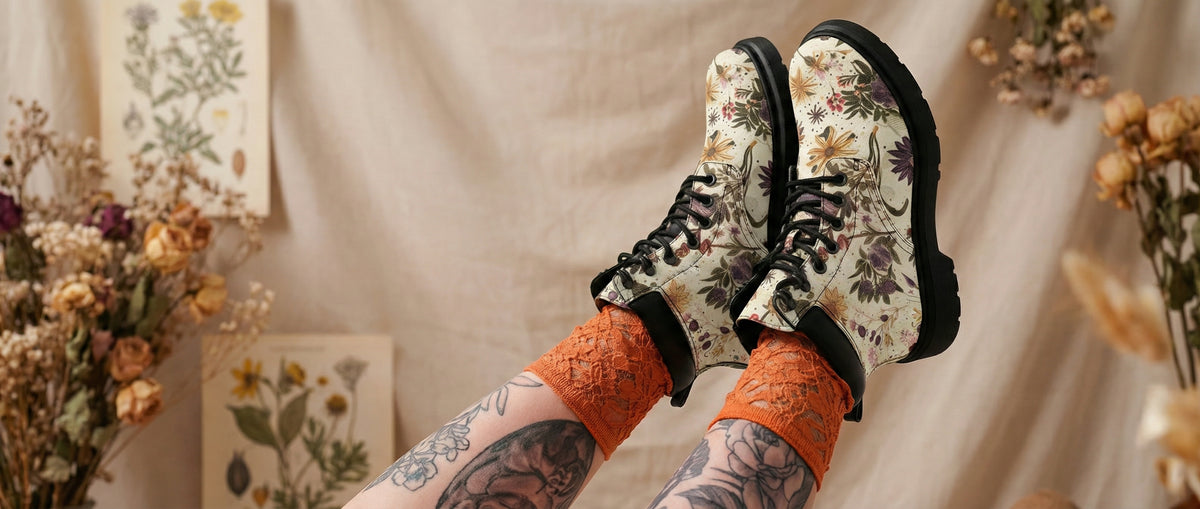 Enchanted Blossoms Classic Boots from Botanical Classic Boots