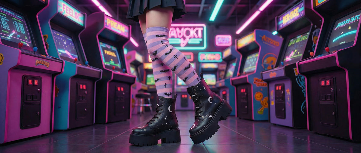 MoonDust Platform Boots from Platform Boots