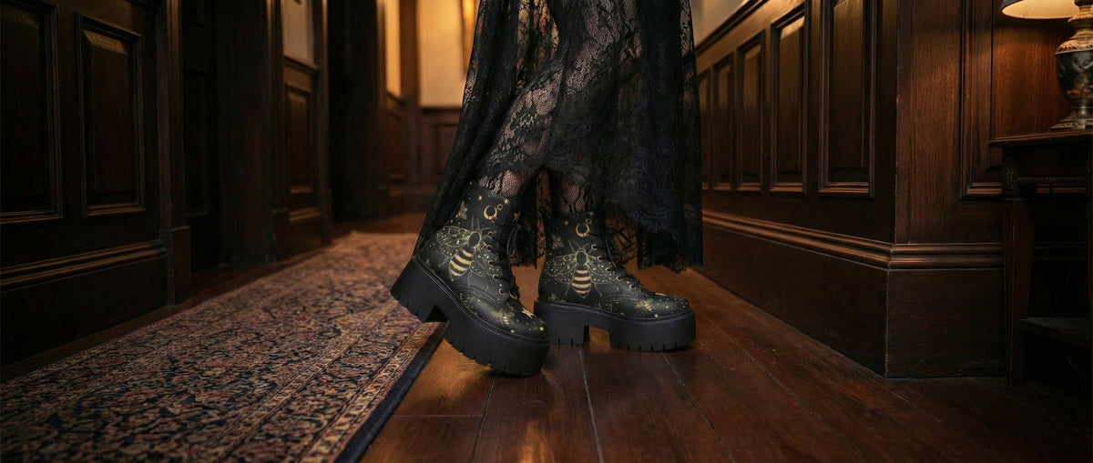 Bee Constellation Platform Boots from Platform Boots