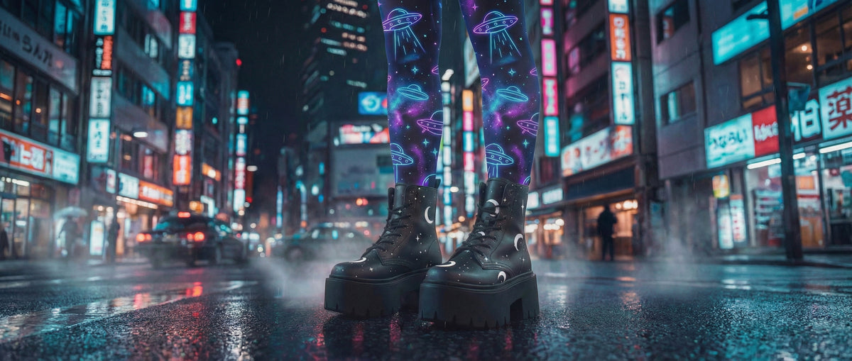 MoonDust Platform Boots from Platform Boots