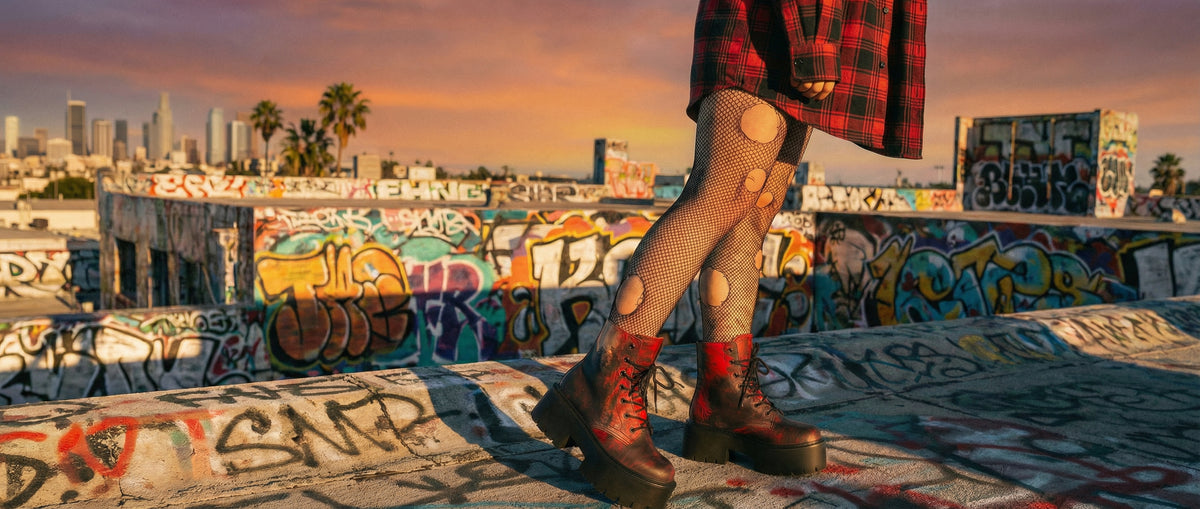 Molten Obsidian Platform Boots from Platform Boots