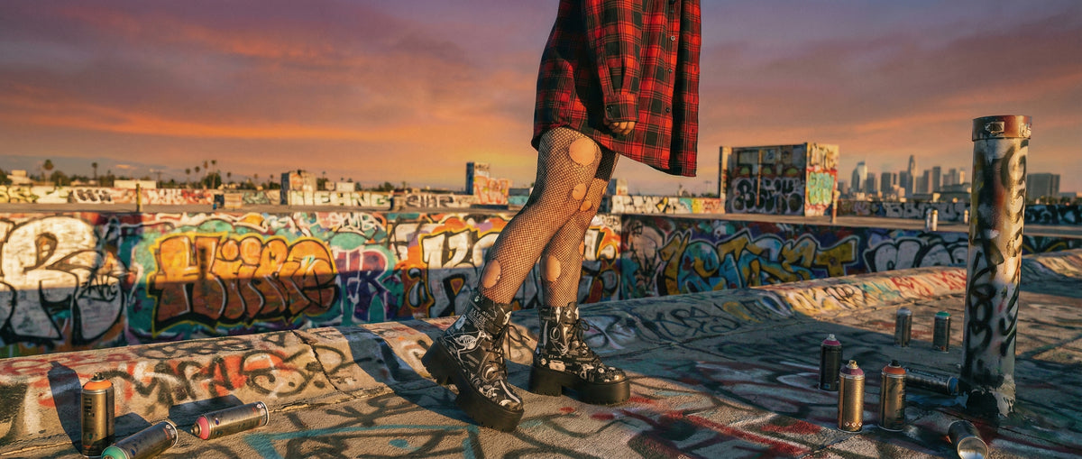 Raven Study Platform Boots from Platform Boots