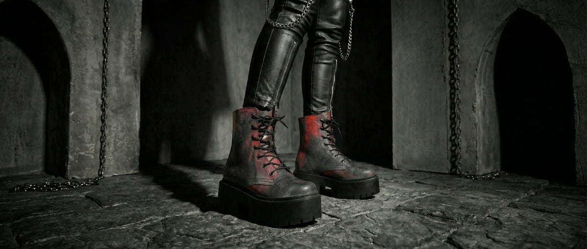 Molten Obsidian Platform Boots from Platform Boots