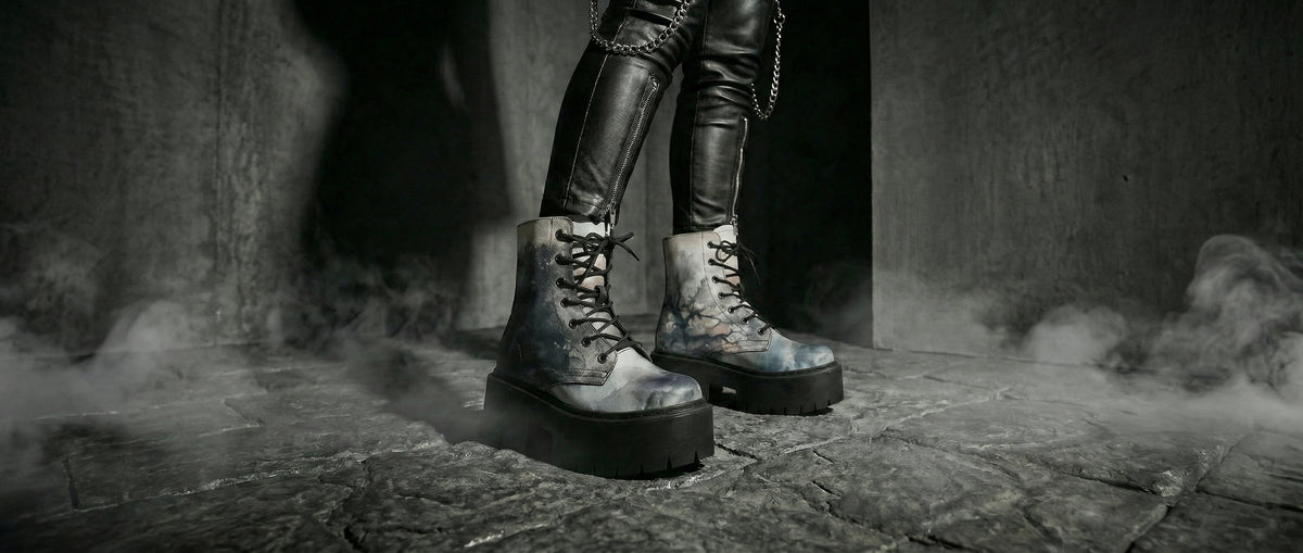 Smoke Platform Boots from Platform Boots