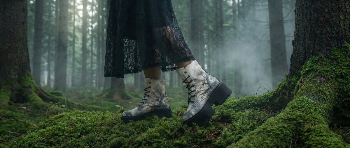 Smoke Platform Boots from Platform Boots